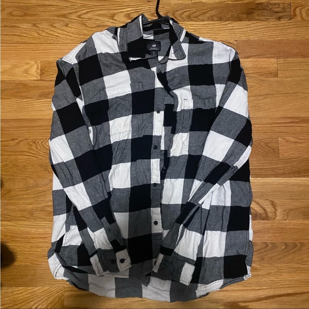 3 different colored H&m Flannels